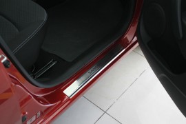 Накладки на пороги Renault Sandero 1 (захисні накладки Renault Sandero 1)