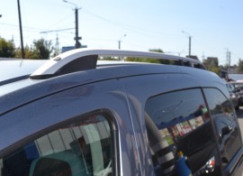 Рейлинги на Пежо Партнер 2  Crown алюминий (рейлинги Peugeot Partner 2)