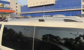 Рейлинги на Фольксваген Транспортер Т5 Crown алюминий (рейлинги Volkswagen Transporter T5)