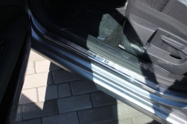 Накладки на пороги Шкода Суперб 2 (защитные накладки Skoda Superb 2)
