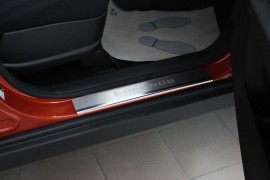 Накладки на пороги Санг Енг Корандо (захисні накладки SsangYong Korando)