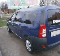 Рейлинги на Дачия Логан универсал концевик пласт (рейлинги Dacia Logan MCV)