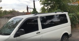 Рейлинги на крышу Фольксваген Транспортер Т5  концевик метал (рейлинги Volkswagen Transporter T5)