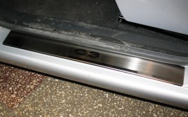 Накладки на пороги Citroen C3 1 (захисні накладки Citroen C3 1)