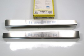 Накладки на пороги Сітроен Джампер 2 (захисні накладки Citroen Jumper 2)