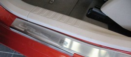 Накладки на пороги Додж Калибер (защитные накладки Dodge Caliber)