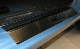 Накладки на пороги Фиат Панда (защитные накладки Fiat Panda)