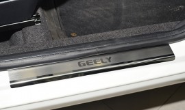 Накладки на пороги Джилі ЛЗ (захисні накладки Geely LC)