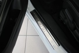 Накладки на пороги Хонда Цивик 9 5Д (защитные накладки Honda Civic 9 5D)