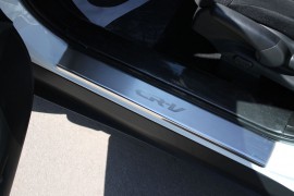 Накладки на пороги Хонда СРВ 4 (защитные накладки Honda CR-V 4)
