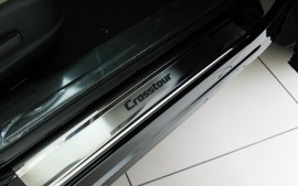Накладки на пороги Honda Crosstor (захисні накладки Honda Crosstour)