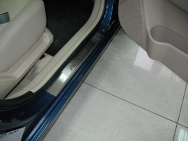 Накладки порогів Hyundai Accent 3 3D (захисні накладки Hyundai Accent 3 3D)