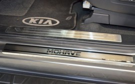 Накладки на пороги Kia Mohave (захисні накладки Kia Mohave)