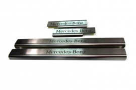 Накладки на пороги Мерседес W245 (защитные накладки Mercedes W245)