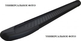 Пороги Great Wall Wingle 5 дизайн Almond черные (пороги на Грейт Вол Вингл 5)