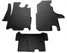 Автомобильные коврики в салон Опель Мовано А Budget (резиновые коврики Opel Movano A)
