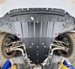 Защита двигателя Audi A4 B9 2015+ под мотор и коробку передач