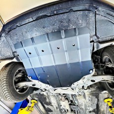 Защита картера двигателя Mazda 3 BM 2013-2018 сталь 2мм увеличенная