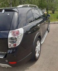 Подножки боковые Chevrolet Captiva дизайн Fullmond 2шт