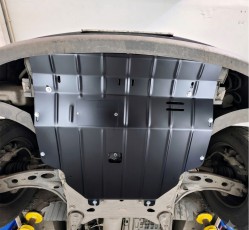 Защита картера двигателя Renault Trafic 2 01-15 V-2L увеличенная под радиатор