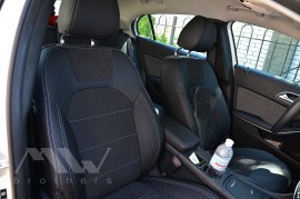 Автомобильные чехлы Мерседес GLA X156 комплект Leather