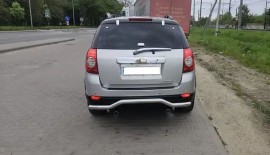 Захист заднього бампера Chevrolet Captiva (одинарний силовий захист Chevrolet Captiva)