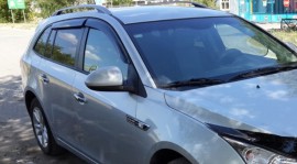 Ветровики Шевроле Круз Вагон (дефлекторы окон Chevrolet Cruze wg)