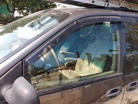 Ветровики Додж Караван 4 (дефлекторы окон Dodge Caravan 4)