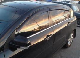 Ветровики Джили Эмгранд ЕС7 хэтчбек (дефлекторы окон Geely Emgrand EC7 hb)