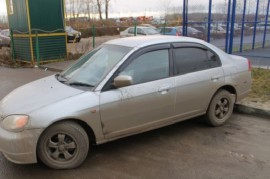 Ветровики Хонда Цивик 6 седан (дефлекторы окон Honda Civic 6)