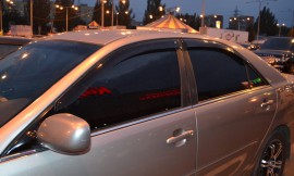 Ветровики Хендай Соната 5 (дефлекторы окон Hyundai Sonata 5 NF)