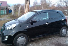 Ветровики Киа Пиканто 2 (дефлекторы окон Kia Picanto 2)