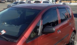 Ветровики Митсубиси Кольт 6 (дефлекторы окон Mitsubishi Colt 6)