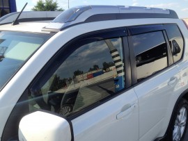 Ветровики Ниссан Х-Трейл Т31 (дефлекторы окон Nissan X-Trail T31)