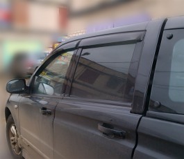 Ветровики Санг Енг Актион Спорт (дефлекторы окон SsangYong Actyon Sports)