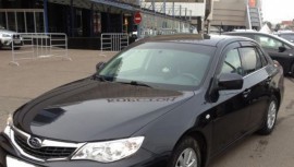 Ветровики Субару Импреза 3 (дефлекторы окон Subaru Impreza 3)