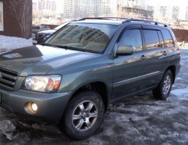 Вітровики Тойота Хайлендер 1 (дефлектори вікон Toyota Highlander 1)