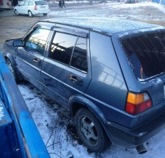 Ветровики Фольксваген Гольф 2 (дефлекторы окон Volkswagen Golf 2)