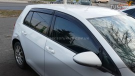 Ветровики Фольксваген Гольф 7 хэтчбек на скотче 4шт