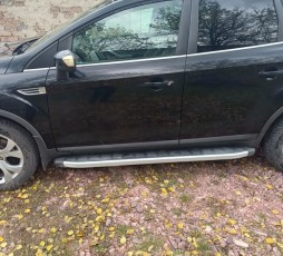Силові пороги Ford Kuga 1 стиль Dolunay (підніжки на Ford Kuga I)