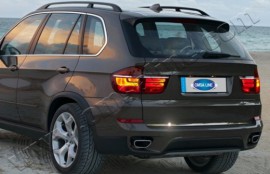 Хромований край багажника БМВ Х5 Е70 (хром нижній край кришки багажника BMW X5 E70)