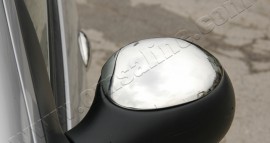 Хромированные накладки на зеркала Ситроен С3 1 (хром накладки на боковые зеркала Citroen C3 1)