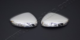 Хром накладки на зеркала Ситроен С5 2 (хромированные накладки на боковые зеркала Citroen C5 2)