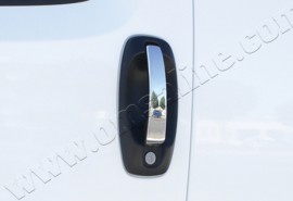 Хромовані накладки на ручки Сітроен Немо (хром окантування ручок дверей Citroen Nemo)