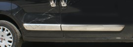 Хромированные молдинги дверей Ситроен Немо (хром накладки на двери Citroen Nemo)