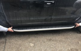 Силовые пороги Volkswagen Amarok стиль Fullmond