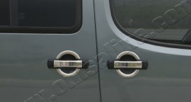 Хром накладки на ручки Фіат Добло 1 (хромовані накладки на дверні ручки Fiat Doblo 1)