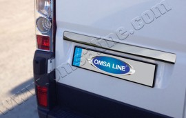 Накладка хромована на багажник Фіат Дукато 3 (хром накладка над номером Fiat Ducato 3)