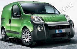 Хромированная окантовка противотуманных фар Fiat Fiorino 3 (хром накладки на противотуманные фары Фиат Фиорино 3)