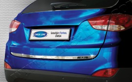 Хромована кромка багажника Хендай ix35 (хром нижня кромка кришки багажника Hyundai ix35)